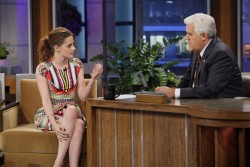 Kristen Stewart Leggy on The Tonight Show with Jay Leno iGoCeleb