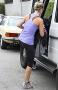 Julianne Hough - booty in tights leaving a gym in Studio City 05/01/13