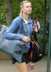 Maria Sharapova - practice for Wimbledon - 6/26/2013