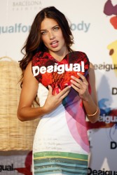 Adriana Lima - Presenting Desigual's Spring-Summer 2014 Collection, Barcelona  7-9-13 (25 HQ)