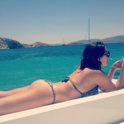 Kelly Brook - In Bikini in Greece - July 2013