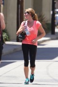 Ashley Greene - is all smiles as she leaves a gym in Los Angeles (8-8-13)