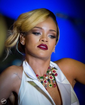 Rihanna - concert performance *nip slip* candids in Monaco, July 10, 2013